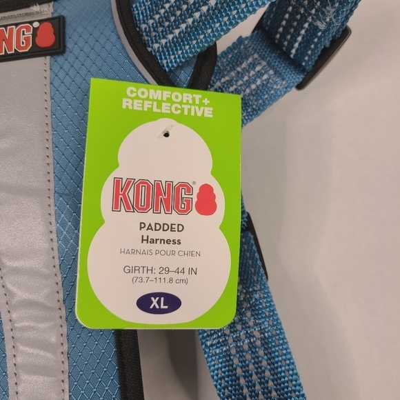 NWT Kong Padded Dog Harness Light Blue Size XL - Picture 6 of 9